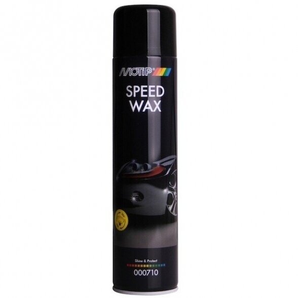 MOTIP Blizgiklis polirolis vaško pagrindu/Speed Wax, 600ml - aerozolis