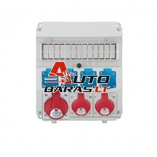 PawBol 18.320-4-S R-BOX LUX-320 plastikinis skydelis 13 mod+ (4x16A/250V 1x32A/5P 2x16A/5P)