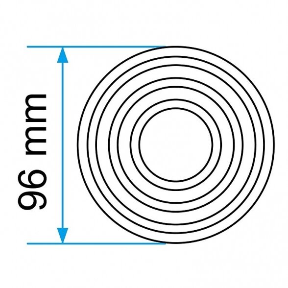 Padas guminis domkratui 96mm 1