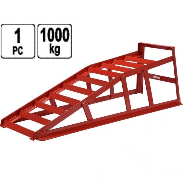 YATO TRANSPORTO PRIEMONIŲ UŽVAŽIAVIMO RAMPA PAKYLA 1000kg (1vnt)