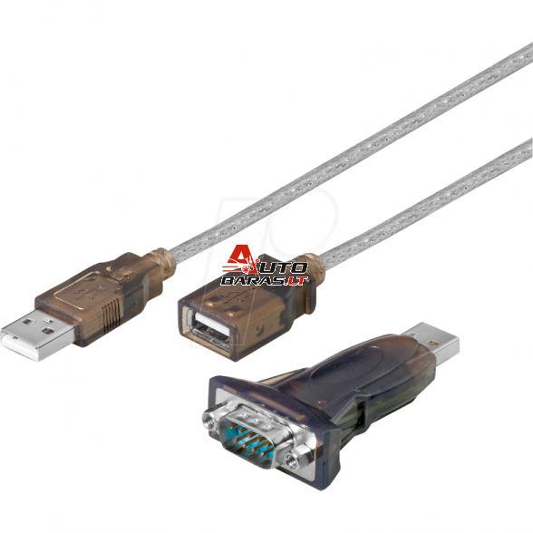 RS232 USB su USB prailginimu ir CD 2