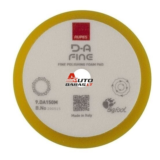 Rupes DA Yellow Fine Pad 150mm 1