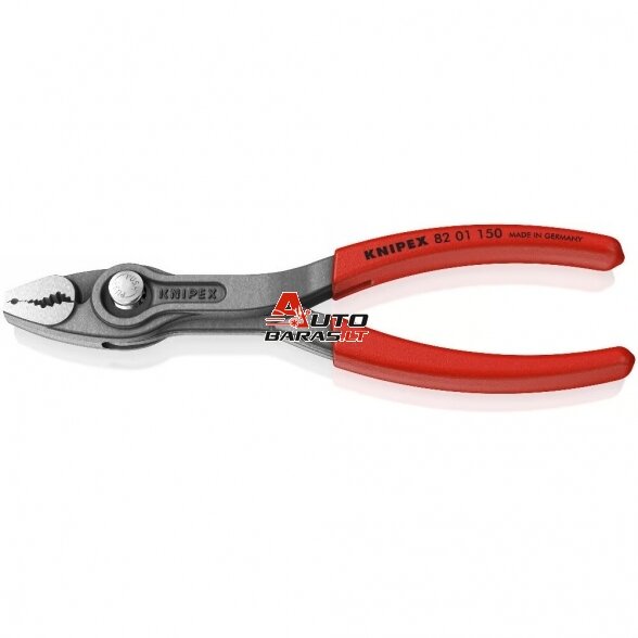 Santechninės replės 150mm (dvigubo griebimo) KNIPEX (su fiksavimu) 1