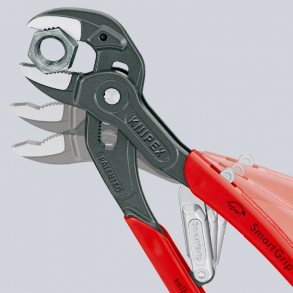 Santechninės replės 250mm KNIPEX su SmartGrip fiksavimu 3