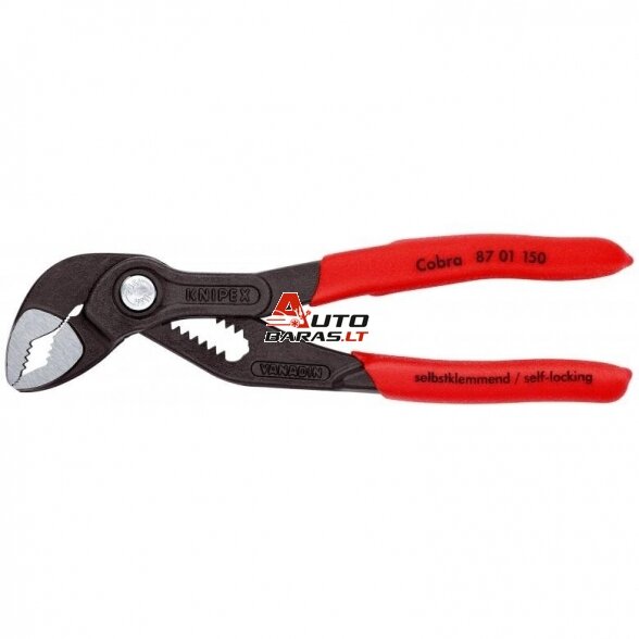 Santechninės replės KNIPEX Cobra su fiksavimu 15