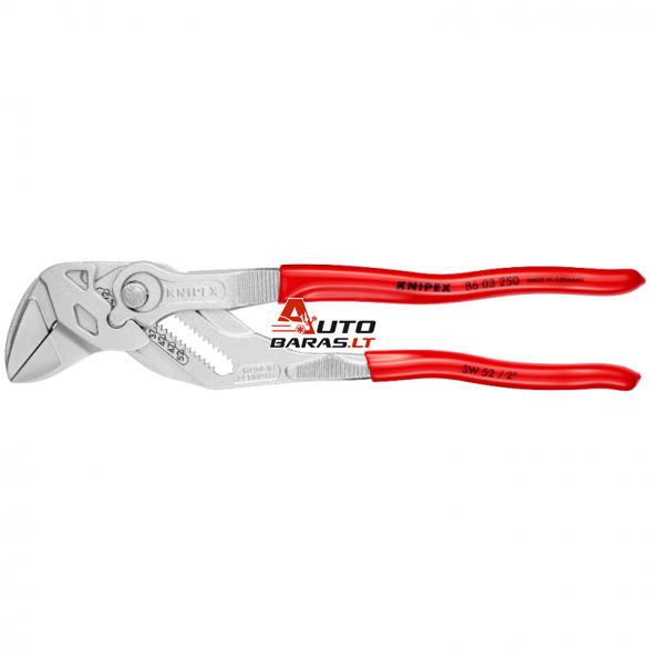 Santechninės replės-raktas 250mm KNIPEX su fiksavimu