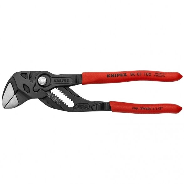 Santechninės replės - raktas KNIPEX su fiksavimu 180mm 2