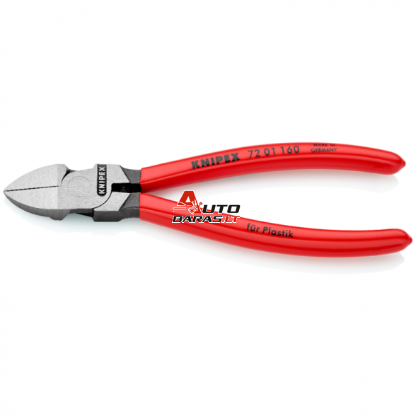 Šoninio kirpimo replės plastikui 160mm KNIPEX 2