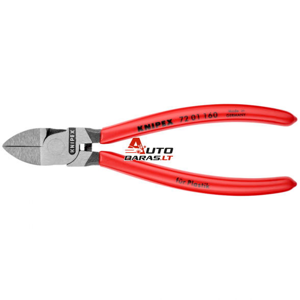 Šoninio kirpimo replės plastikui 160mm KNIPEX