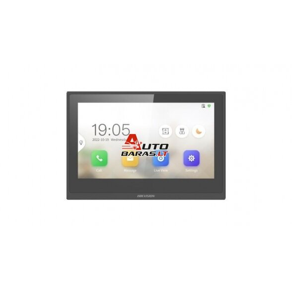 SP telefonspynės monitorius Hikvision DS-KH6351-WTE1 (Juoda)