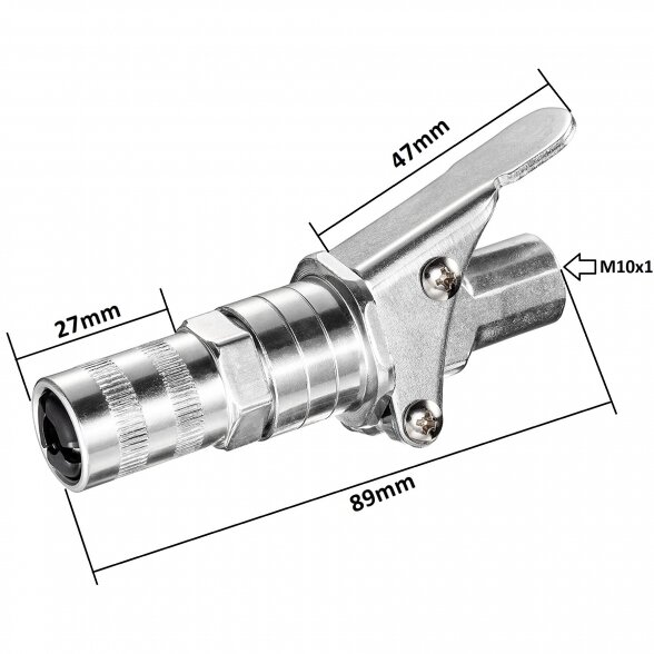 Tepimo preso antgalis greito užspaudimo M10x1mm (1/8") 2