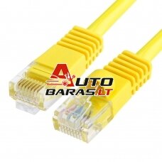 UTP patch kabelis PVC CAT6 1m (geltonas)