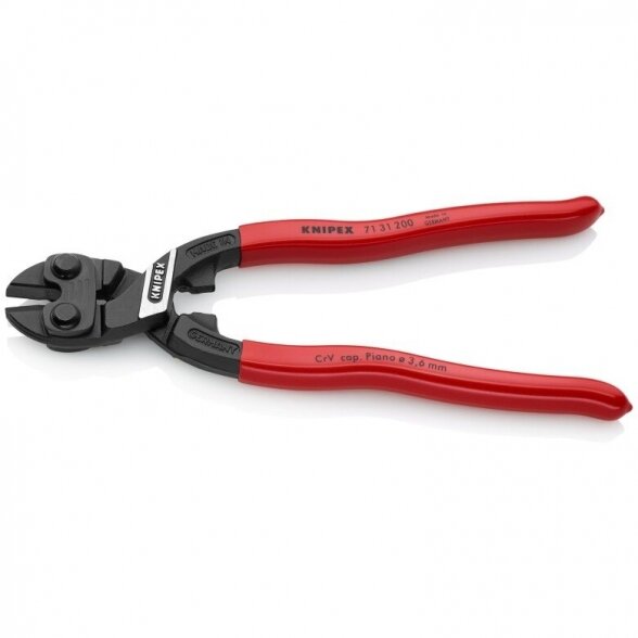 Vielos kirpimo žirklės 200mm KNIPEX CoBolt 2