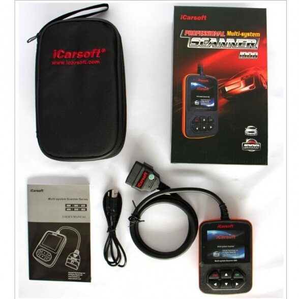 VW / AUDI / SKODA / SEAT iCarsoft i908 diagnostikos įtaisas 11