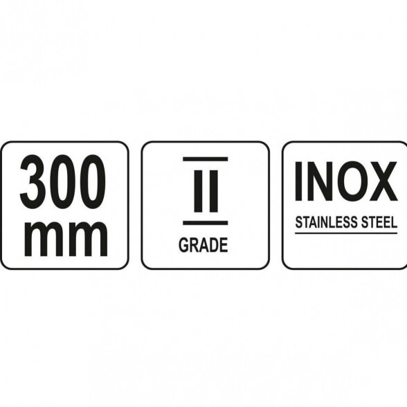 YATO LINIUOTĖ 300MM (NERŪD.PL.) 2