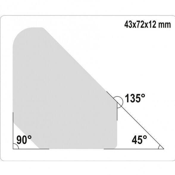 YATO SUVIRINIMO KAMPŲ MAGNETINIŲ RINK.(4VNT)(45°-90°-135°) 1